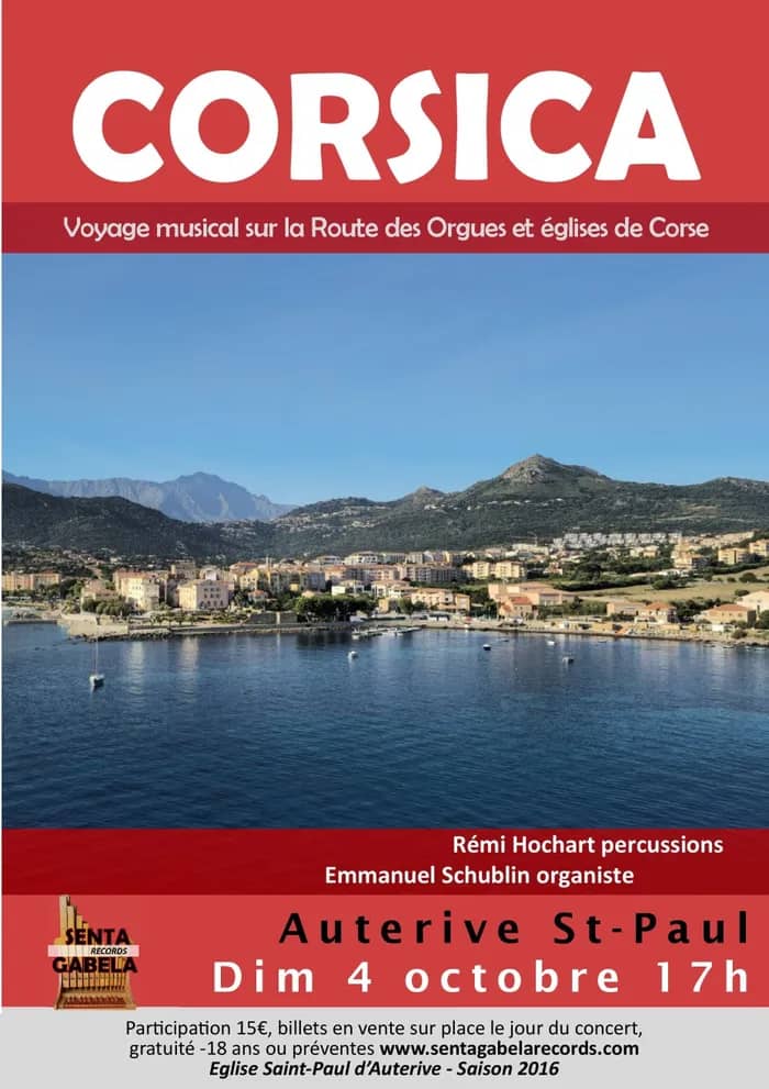Illustration de l'événement : CORSICA : Voyage Musical sur la Route des Orgues et des églises de Corse