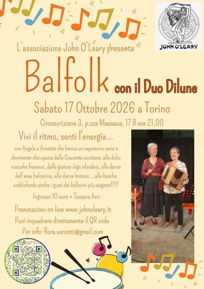 Illustration de l'événement : Balfolk con il Duo Dilune