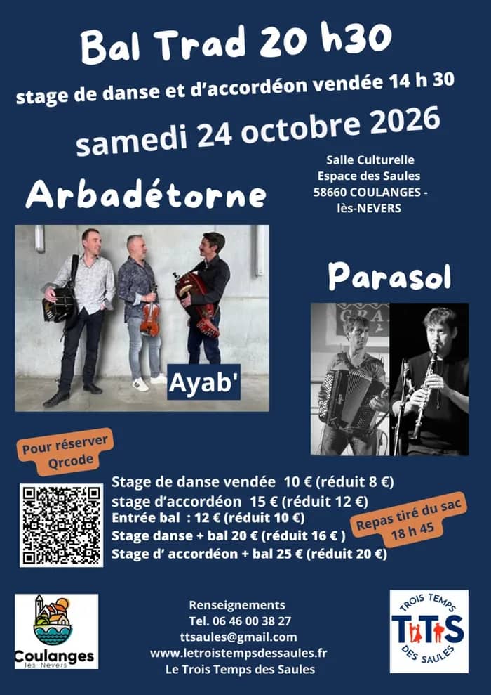 Illustration de l'événement : Bal Trad stage de danse accordéon