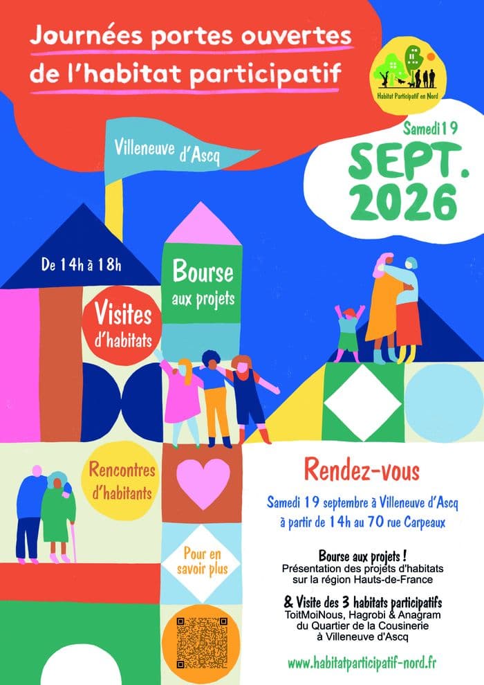 Illustration de l'événement : Journée Portes Ouvertes de l'habitat participatif