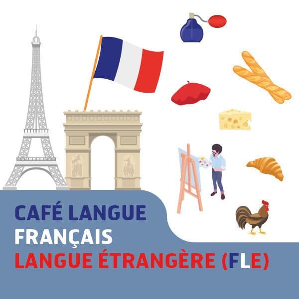 Illustration de l'événement : Café langue français langue étrangère (FLE)