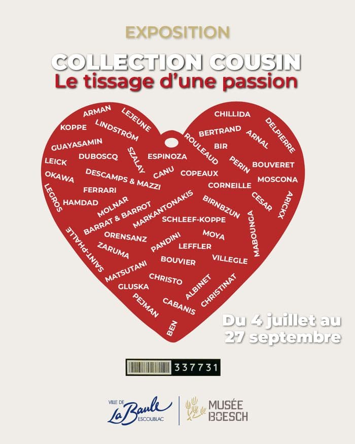 Illustration de l'événement : Exposition - Collection Cousin - Le tissage d'une passion