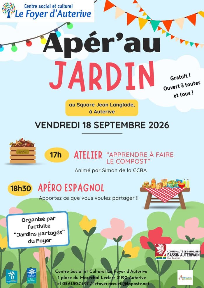 Illustration de l'événement : Apér'au Jardin