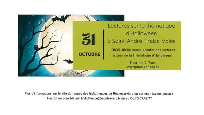 Illustration de l'événement : Lectures d'Halloween