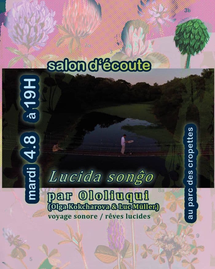Illustration de l'événement : SALON D’ÉCOUTE avec Lucida Sonĝo