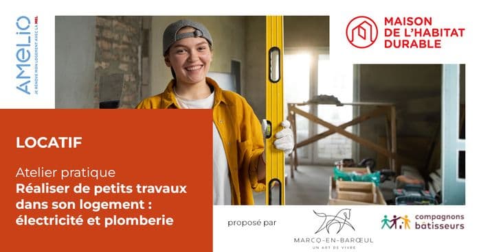 Illustration de l'événement : Réaliser de petits travaux dans son logement : électricité et plomberie