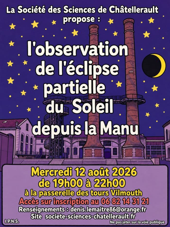 Illustration de l'événement : Accompagnement de l'observation de l'éclipse solaire partielle