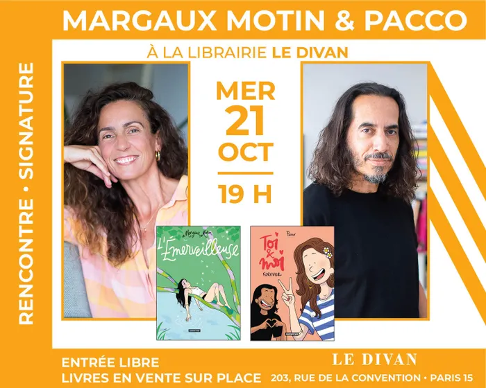Illustration de l'événement : Bande dessinée : Margaux Motin et Pacco dédicacent « L'Émerveilleuse » et « TOI et MOI Forever 2 »