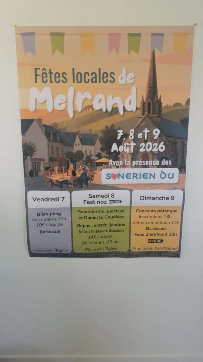 Illustration de l'événement : Fêtes locales melrand animations