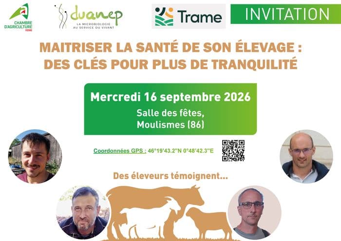 Illustration de l'événement : Maîtriser la santé de son élevage