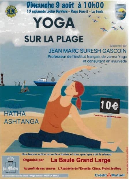 Illustration de l'événement : Yoga sur la plage