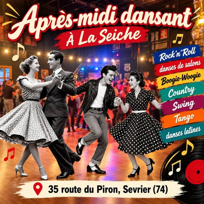 Illustration de l'événement : Dimanches dansants à la Seiche Sevrier (Annecy, 74)