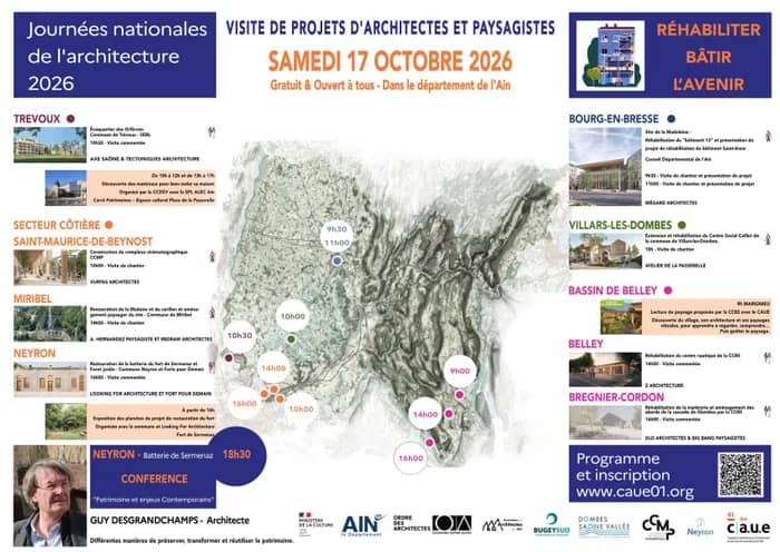 Illustration de l'événement : Visite de Projets d'Architectes et paysagistes