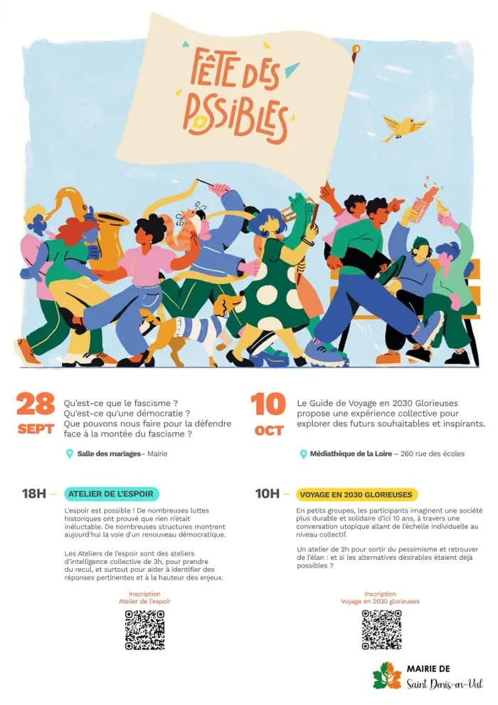 Illustration de l'événement : Fête des possibles : atelier de l'espoir