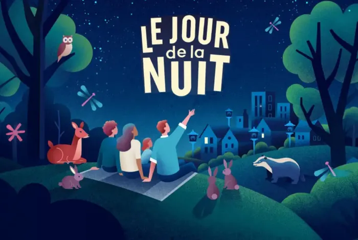 Illustration de l'événement : Le Jour de la Nuit : observez les étoiles depuis la place d'Armes