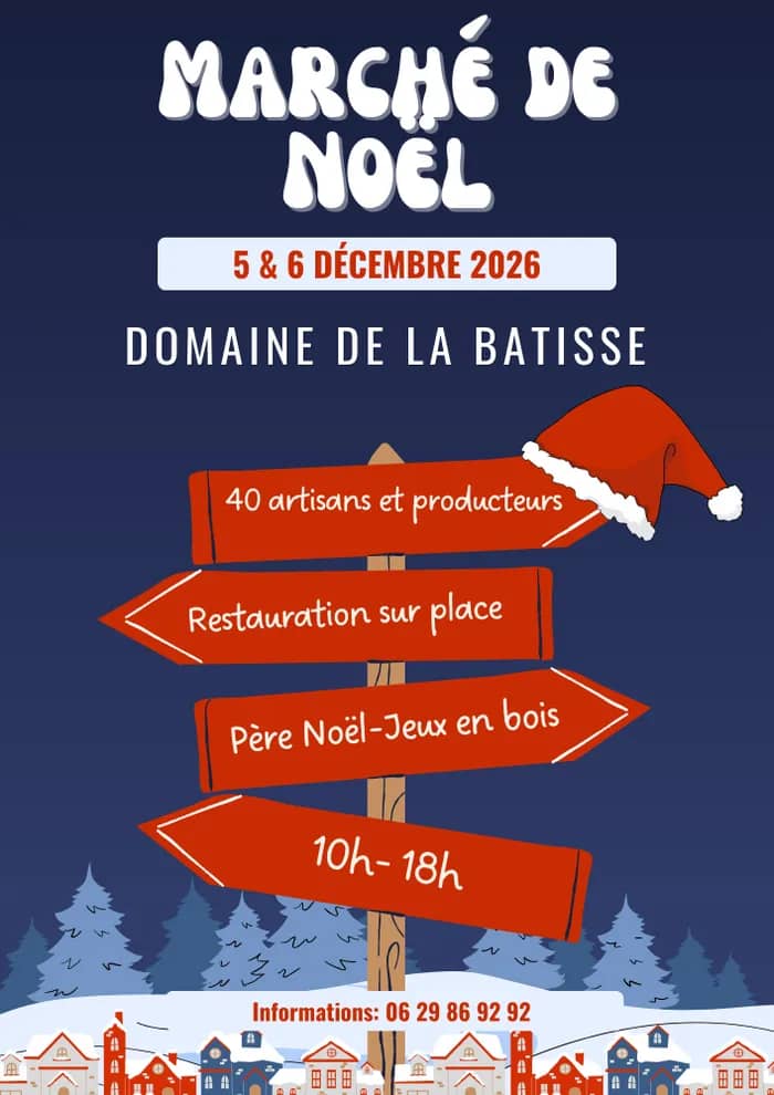 Illustration de l'événement : Marché de Noël du Domaine de la Batisse