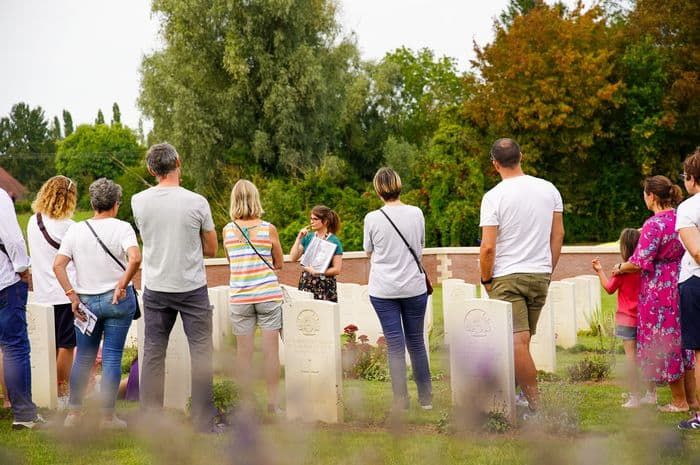 Illustration de l'événement : "Vous avez du courrier" Visite guidée du cimetière militaire de Pheasant Wood