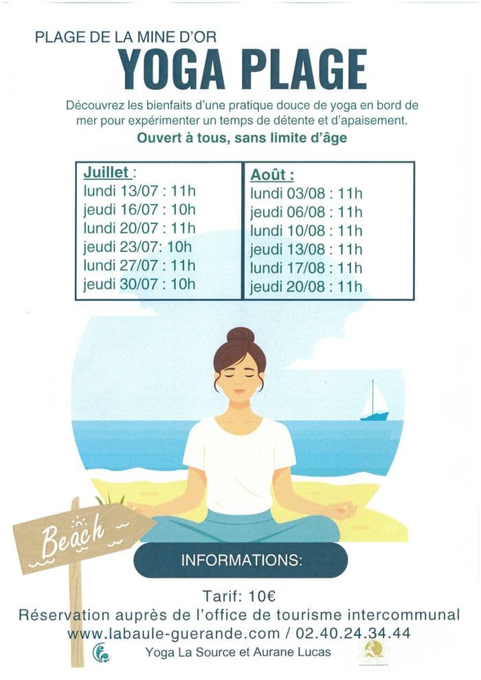 Illustration de l'événement : Yoga sur la plage