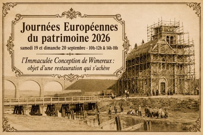 Illustration de l'événement : L'Immaculée Conception de Wimereux : objet d'une restauration qui s'achève