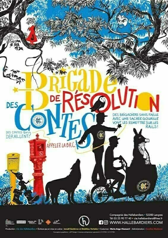 Illustration de l'événement : "La Brigade de Résolution des Contes", par la Cie Les Hallebardiers