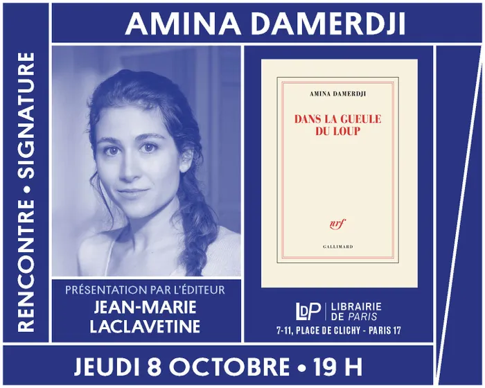 Illustration de l'événement : Amina Damerdji présente « Dans la gueule du loup »