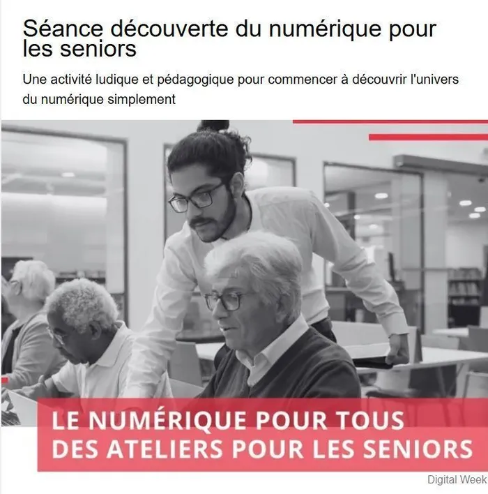 Illustration de l'événement : Séance découverte du numérique pour les seniors