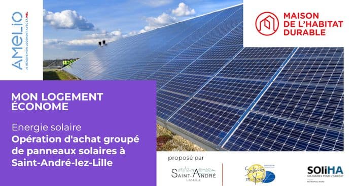Illustration de l'événement : Opération achat groupé de panneaux solaires à Saint-André-lez-Lille