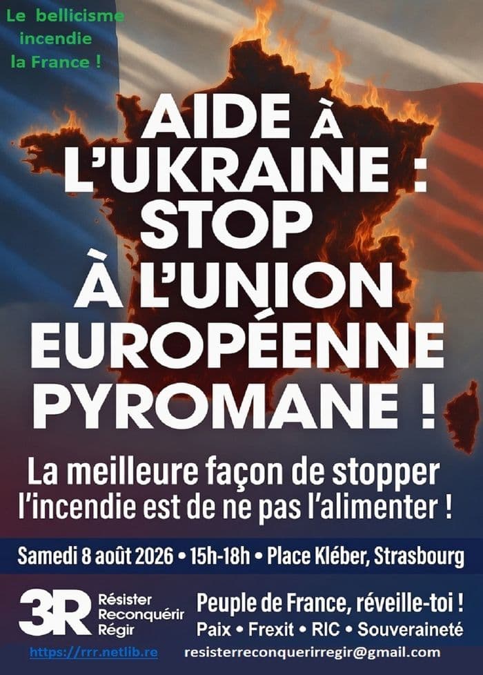 Illustration de l'événement : Aide à l’Ukraine : stop à l’Union-européenne pyromane !