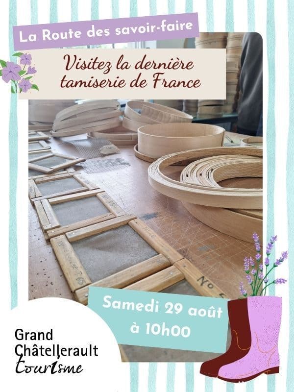 Illustration de l'événement : Visitez la dernière tamiserie artisanale de France
