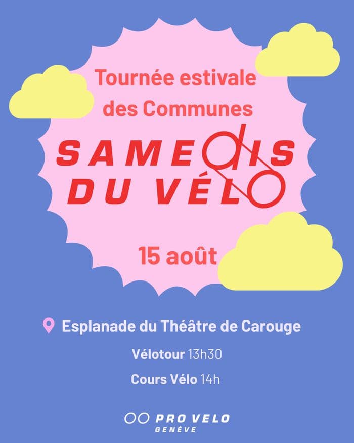 Illustration de l'événement : Tournée estivale des Communes 15 août - Samedis du Vélo