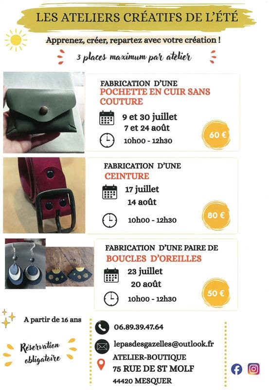 Illustration de l'événement : Fabrication d'une ceinture