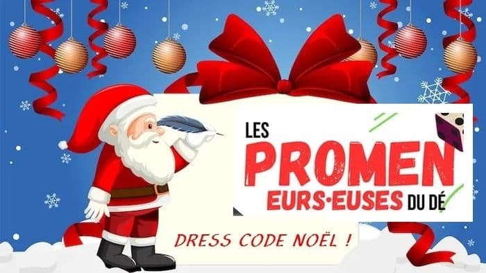 Illustration de l'événement : Les Promeneurs-euses DU DÉ fêtent Noël !