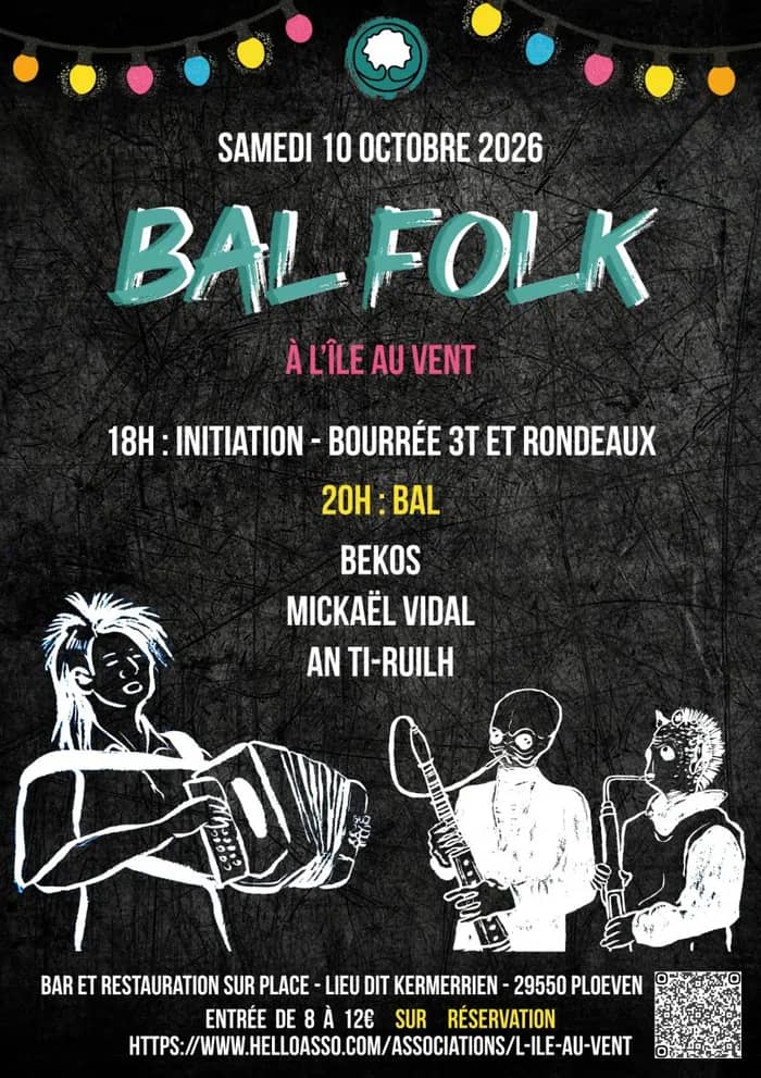 Illustration de l'événement : Bal Folk de l'Île au vent
