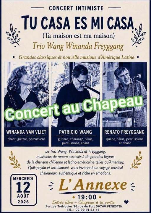 Illustration de l'événement : Concert intimiste : Tu casa es mi casa