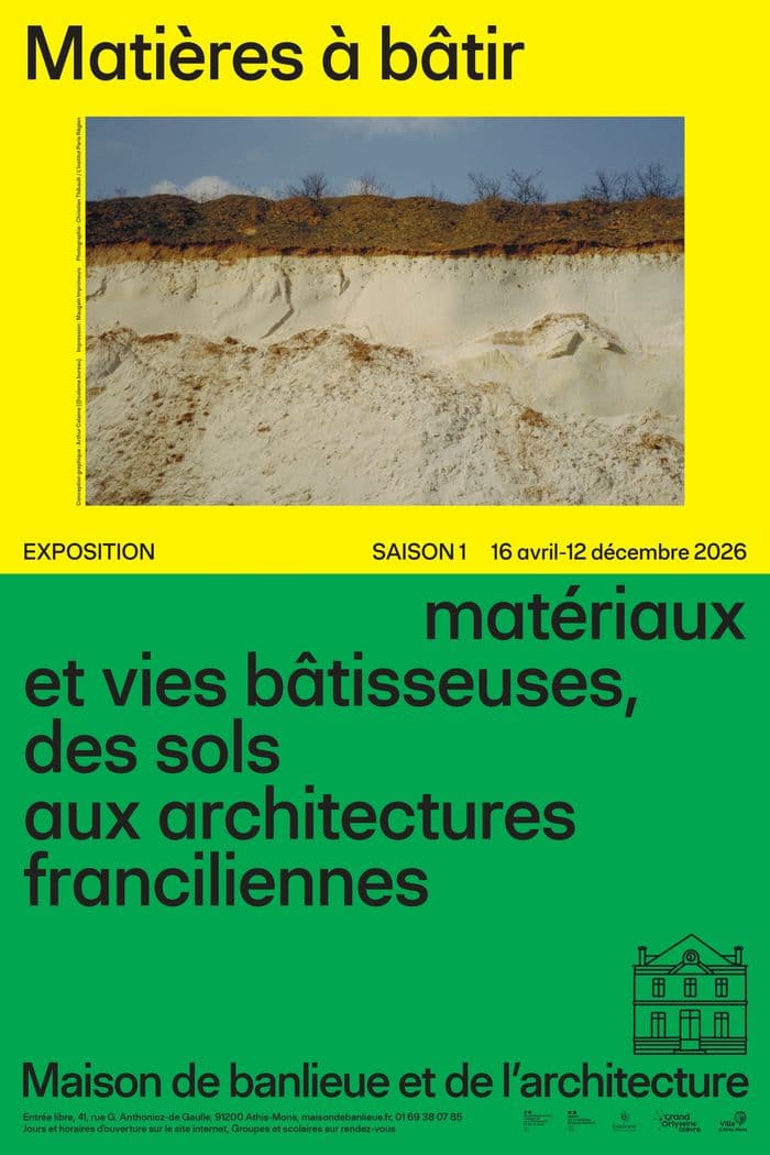 Illustration de l'événement : Visite guidée de l'exposition "Matières à bâtir"