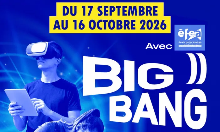 Illustration de l'événement : Big Bang de l'Orientation et de l'Emploi 2026 : EFEA présent à Angers