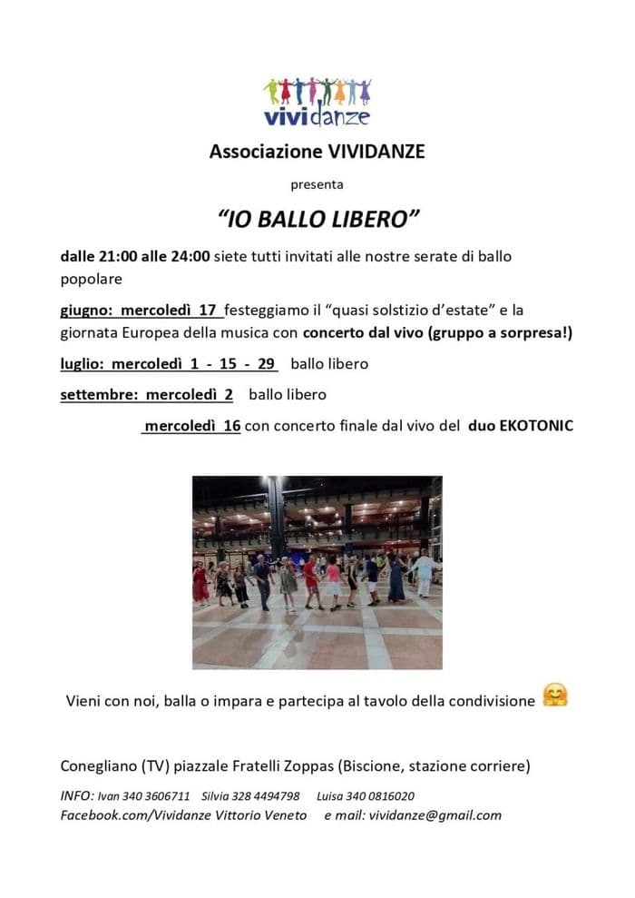 Illustration de l'événement : Concerto a ballo Io Ballo Libero