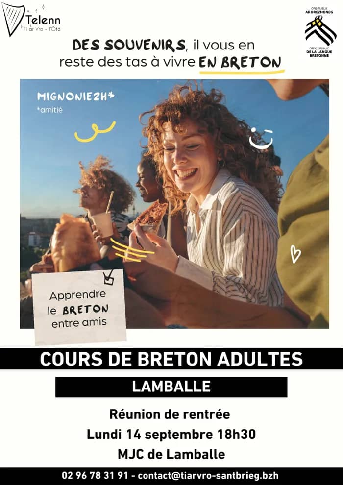 Illustration de l'événement : Rentrée des cours de breton à Lamballe