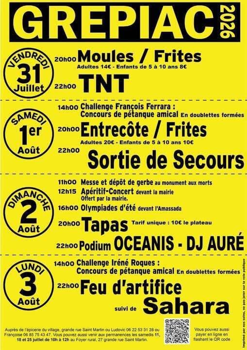 Illustration de l'événement : Fête Locale de Grépiac