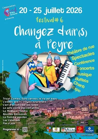 Illustration de l'événement : Festival " Changez d'air(s) à Peyre - Festival lyrique de rue