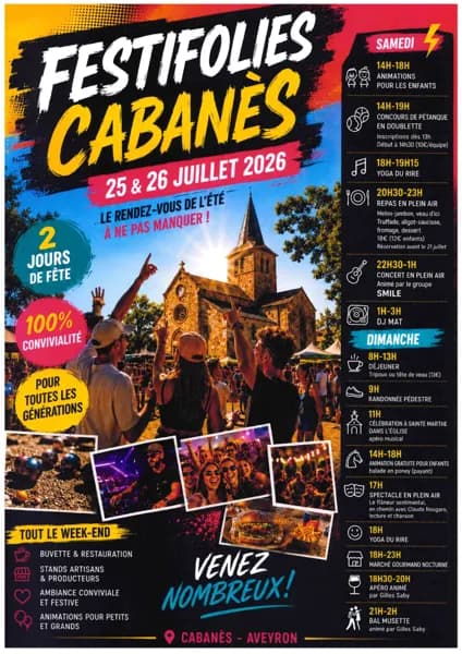 Illustration de l'événement : Festifolies de Cabanès