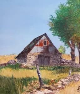 Illustration de l'événement : Exposition peintures : les visages de l'aubrac - Maryline BROS