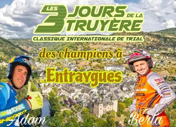 Illustration de l'événement : Les 3 jours de la Truyère - Classique international de moto trial