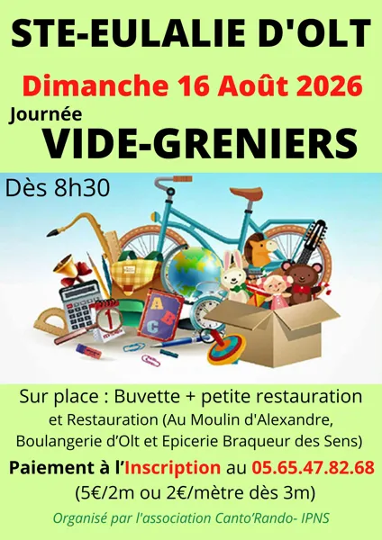 Illustration de l'événement : Vide-Greniers à Ste Eulalie d'Olt