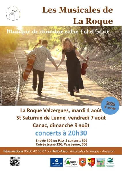 Illustration de l'événement : Les Musicales de La Roque à l'église de La Roque Valzergues