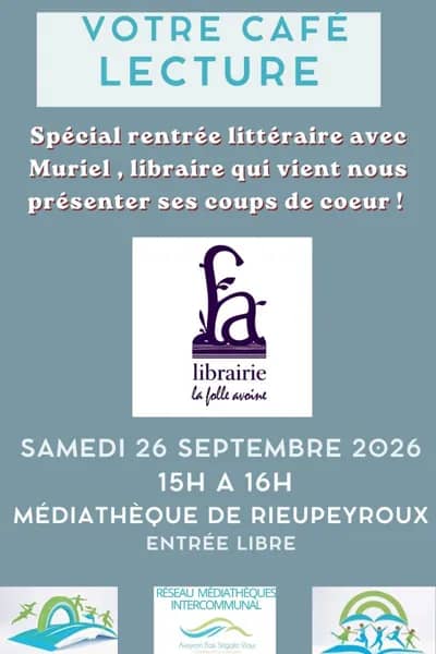 Illustration de l'événement : Café Lecture spécial rentrée littéraire