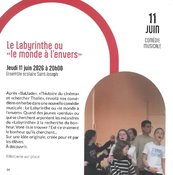 Illustration de l'événement : Spectacle : Le Labyrinthe ou "le monde à l'envers"