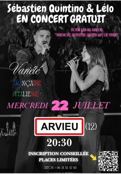 Illustration de l'événement : Concert pour les 60 ans d'Arvieu Art de Vivre