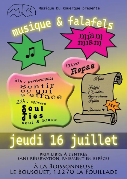 Illustration de l'événement : Musique & falafels