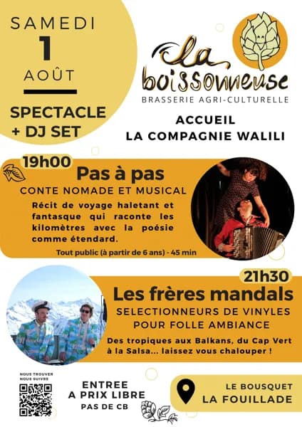 Illustration de l'événement : Spectacle et DJ Set avec la Compagnie Walili